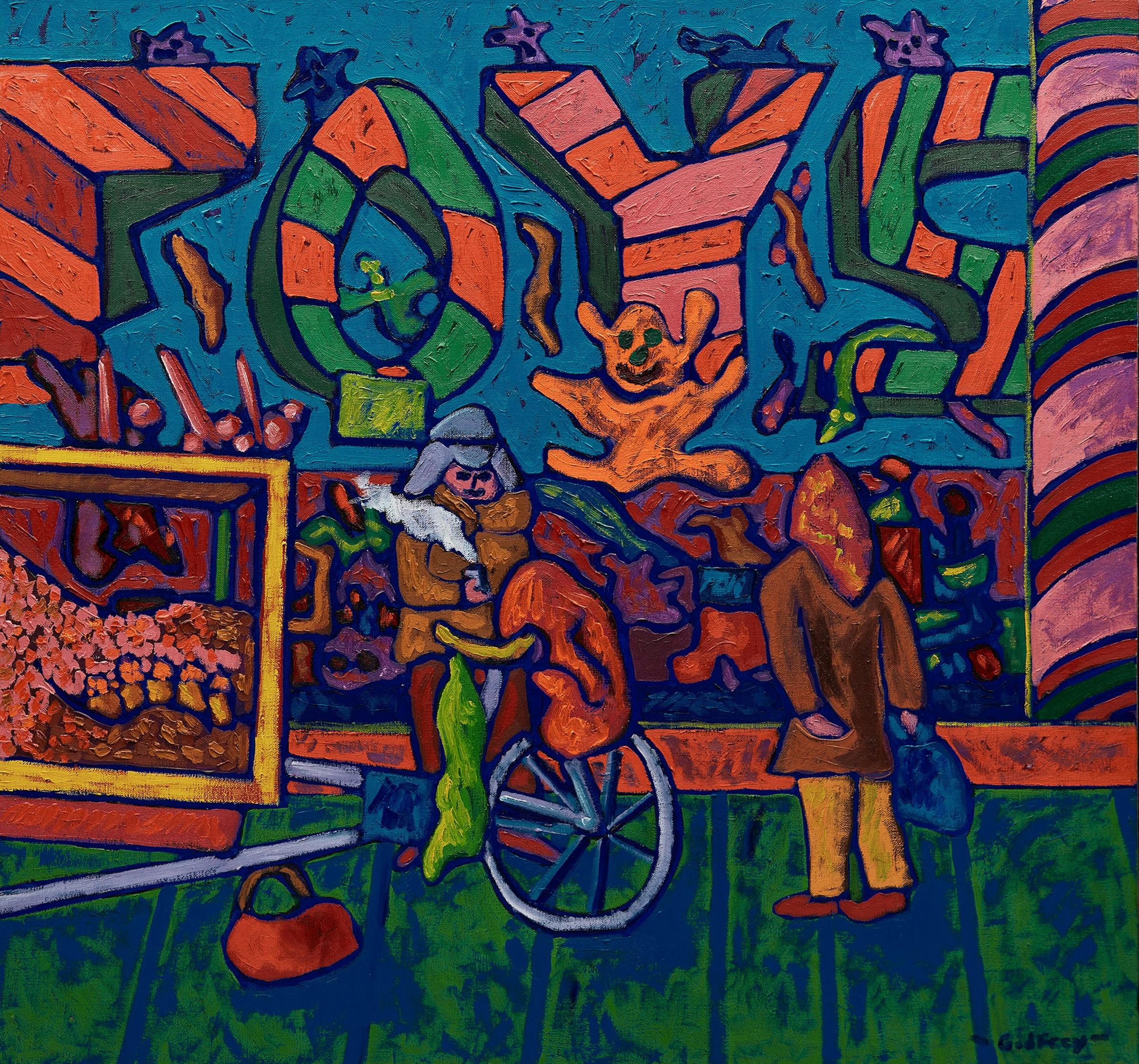 John Godfrey (1950-2001) - Street Scene