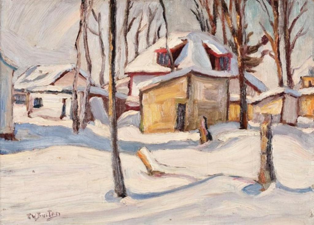 Ralph Wallace Burton (1905-1983) - Canadian1905-1983, Winter in Woodroffe