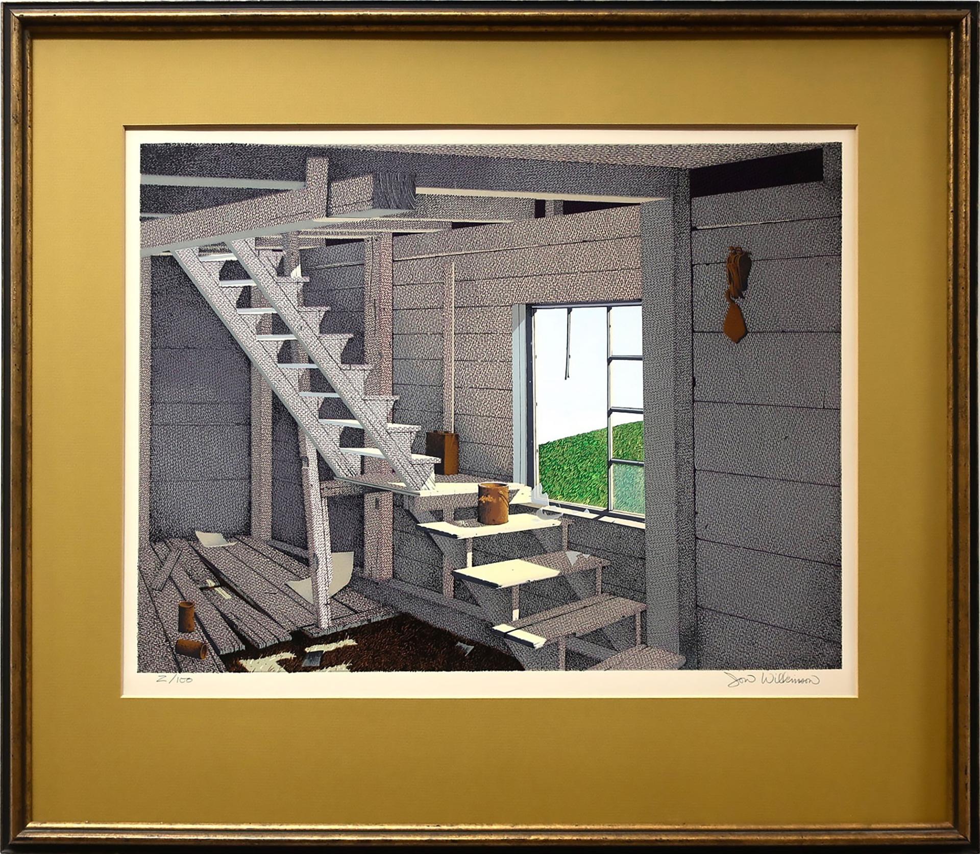 Jon Frederick Wilkinson (1940-2012) - Untitled (Basement Stairway)
