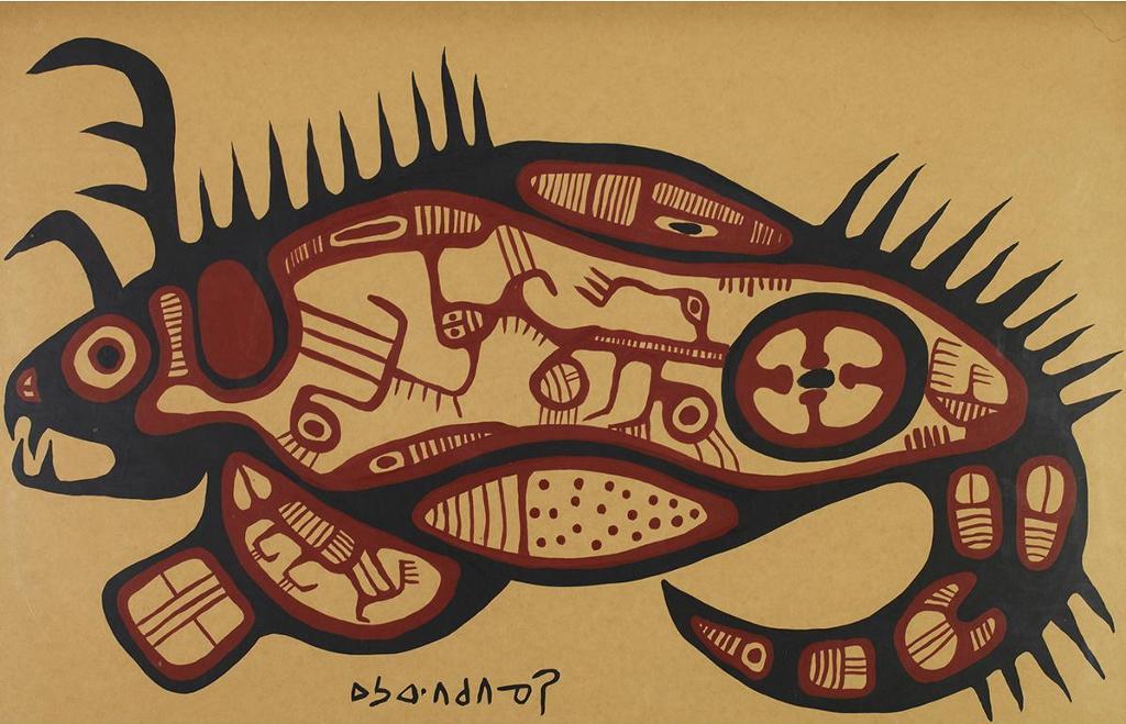Norval H. Morrisseau (1931-2007) - Untitled (Mythic Creature)
