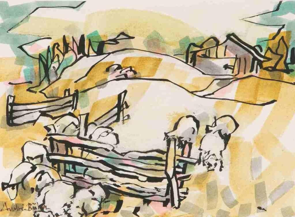 Andre Charles Bieler (1896-1989) - Les moutons