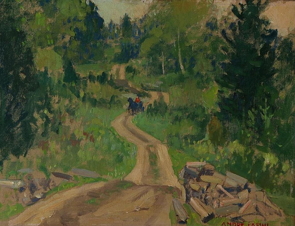 Andreas Christian Gottfried (André) Lapine (1866-1952) - Untitled- Country Road