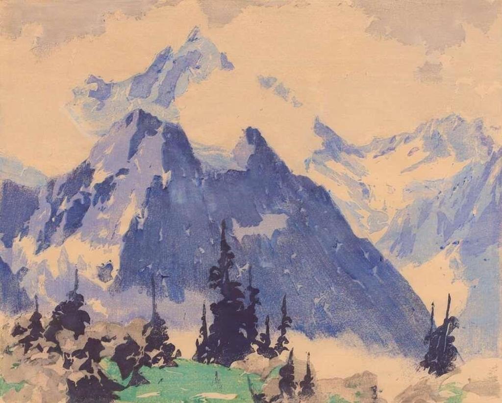 Barbara Harvey Leighton (1911-1986) - Lunette Peak, Mt. Assiniboine