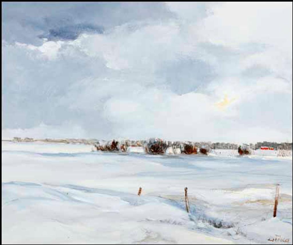 Hans Herold (1925-2011) - Winter Prairies Near Prince Albert