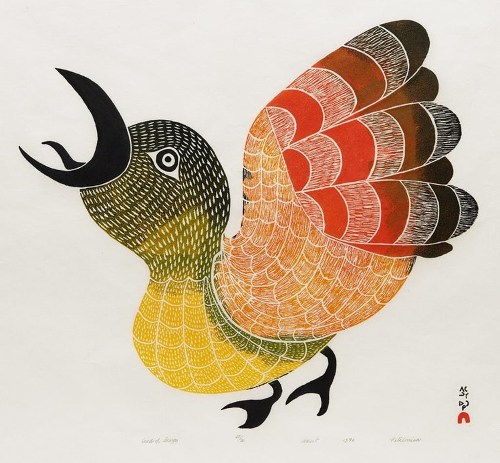 Pitaloosie Saila (1942-2021) - Bird of Sargo