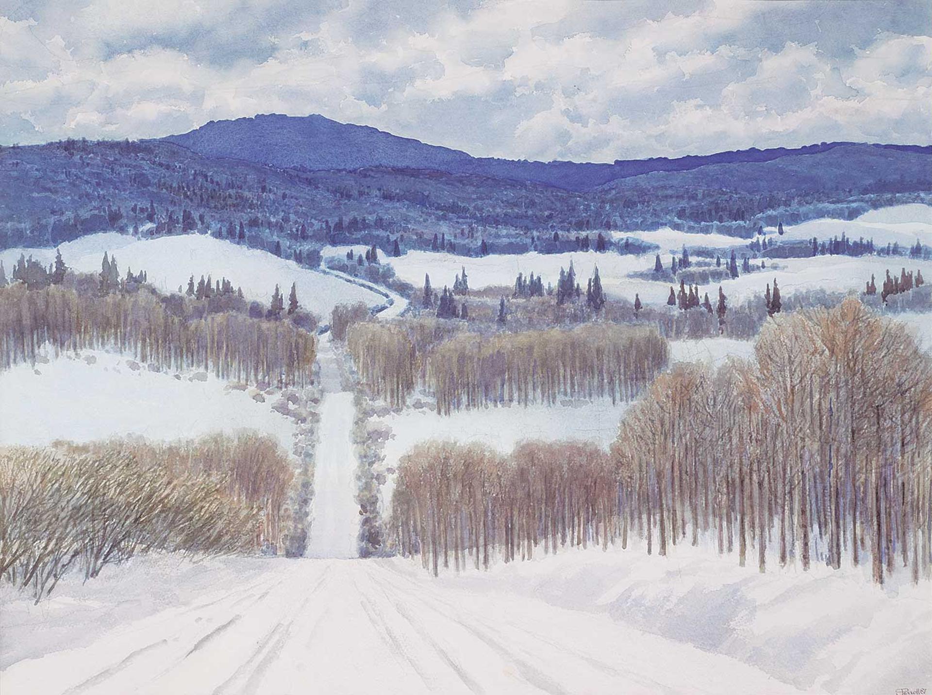 James Stanford (Stan) Perrott (1917-2001) - Untitled - Foothills Snow