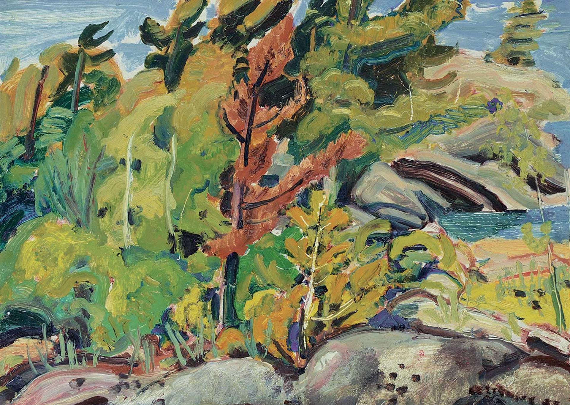 Arthur Lismer (1885-1969) - Little Dead Pine, Georgian Bay
