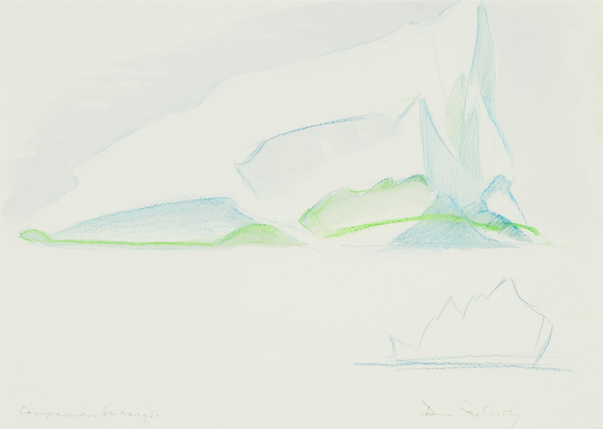 Doris Jean McCarthy (1910-2010) - Companion Icebergs, 1995