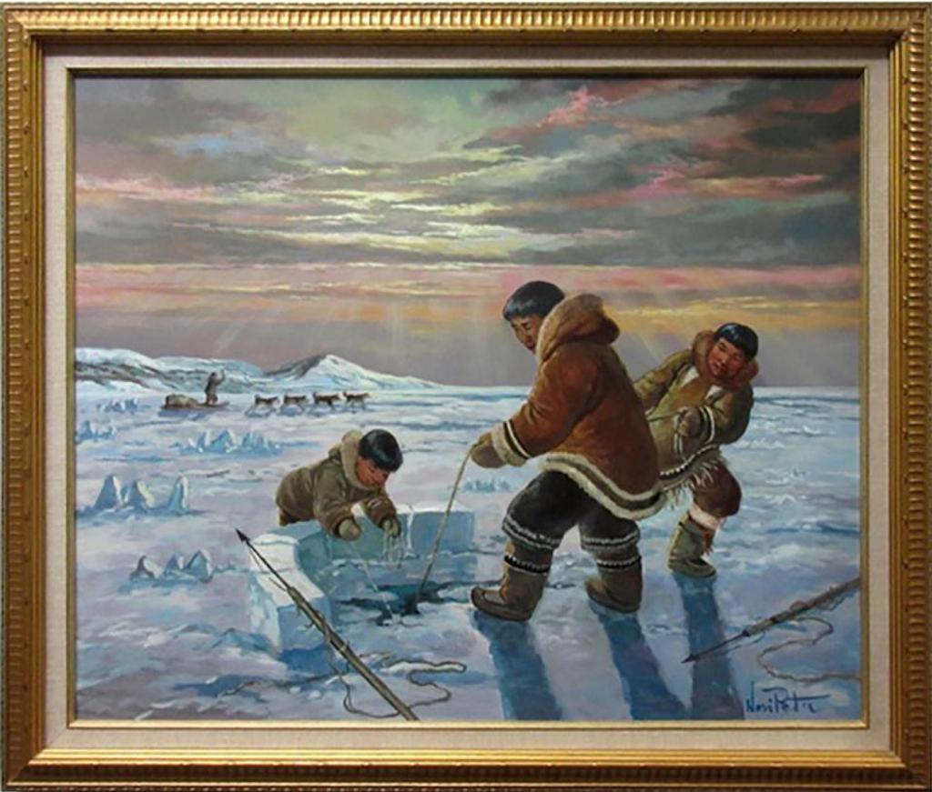 Nori Peter (1935-2009) - Untitled (Ice Fishing)