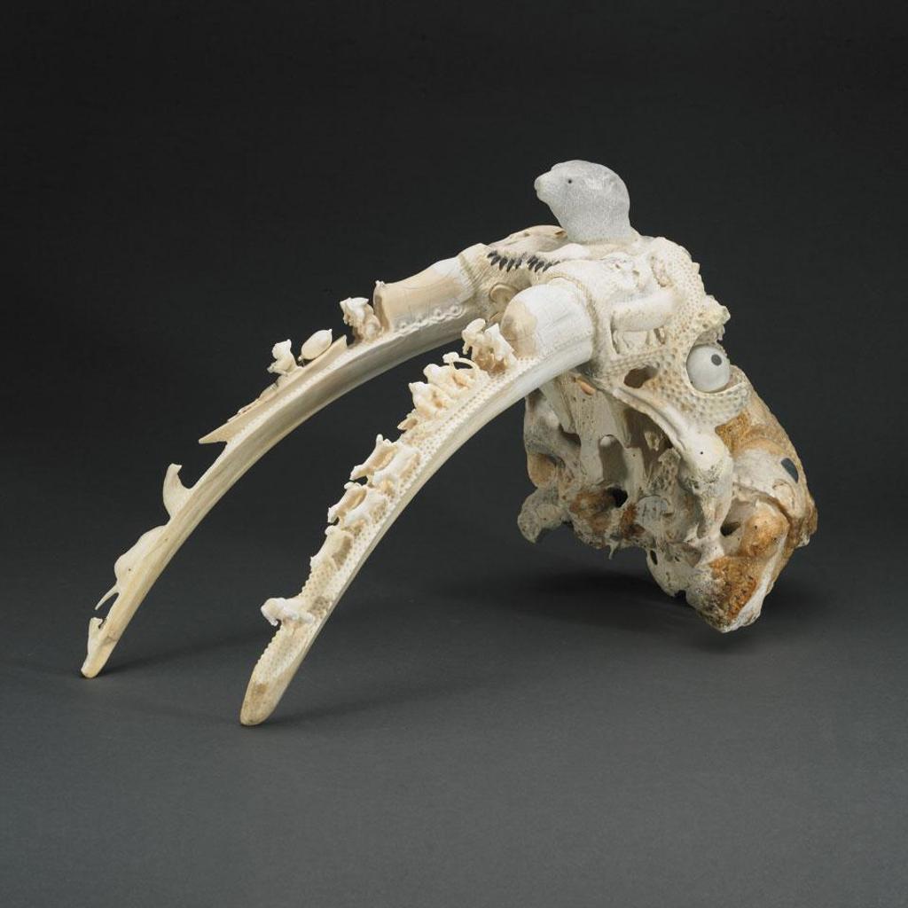 Luke Airut (1942-2018) - An Elaborately Carved Skull