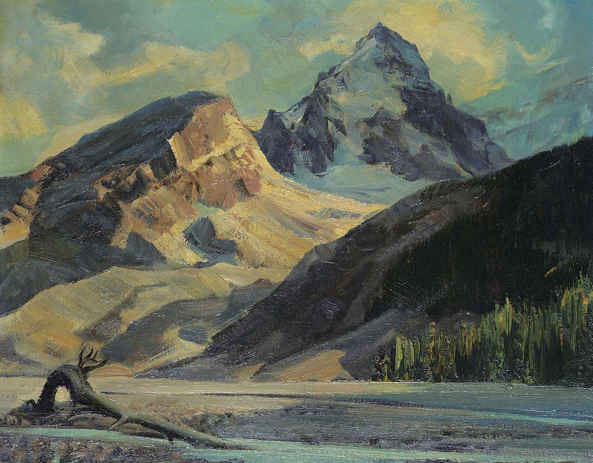 Peter Maxwell Ewart (1918-2001) - Rockies Near Canmore