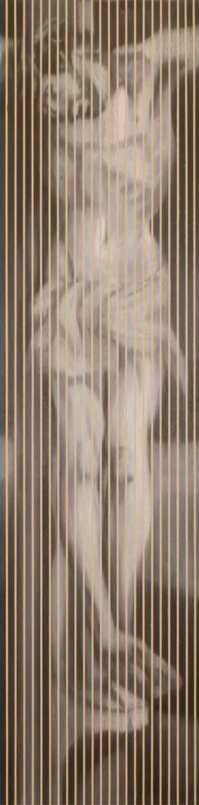 Chris Cran (1949) - Crucifixion (Stripe Paintings); 1989