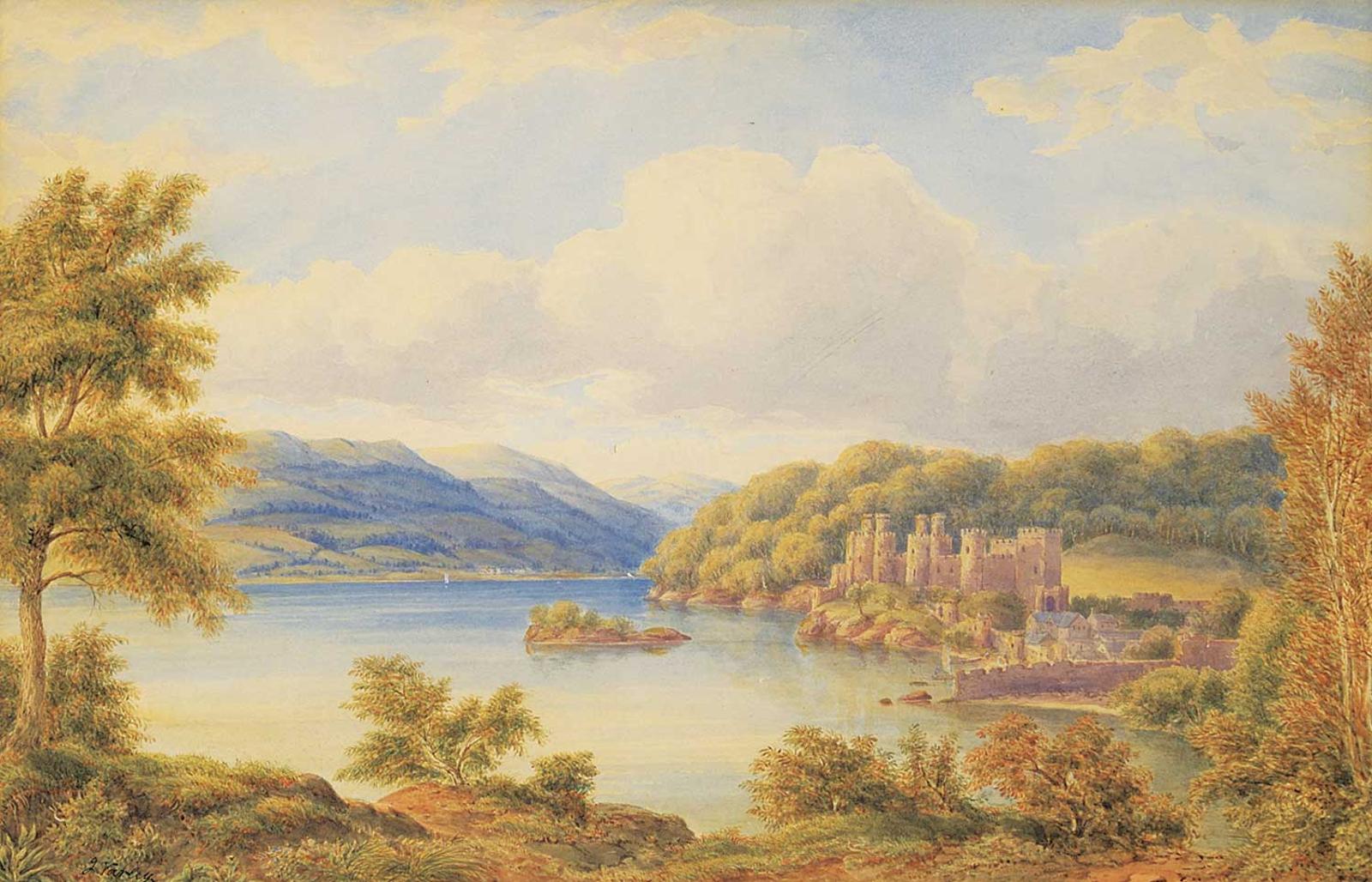 John Varley (1778-1842) - Conwy Castle, Wales