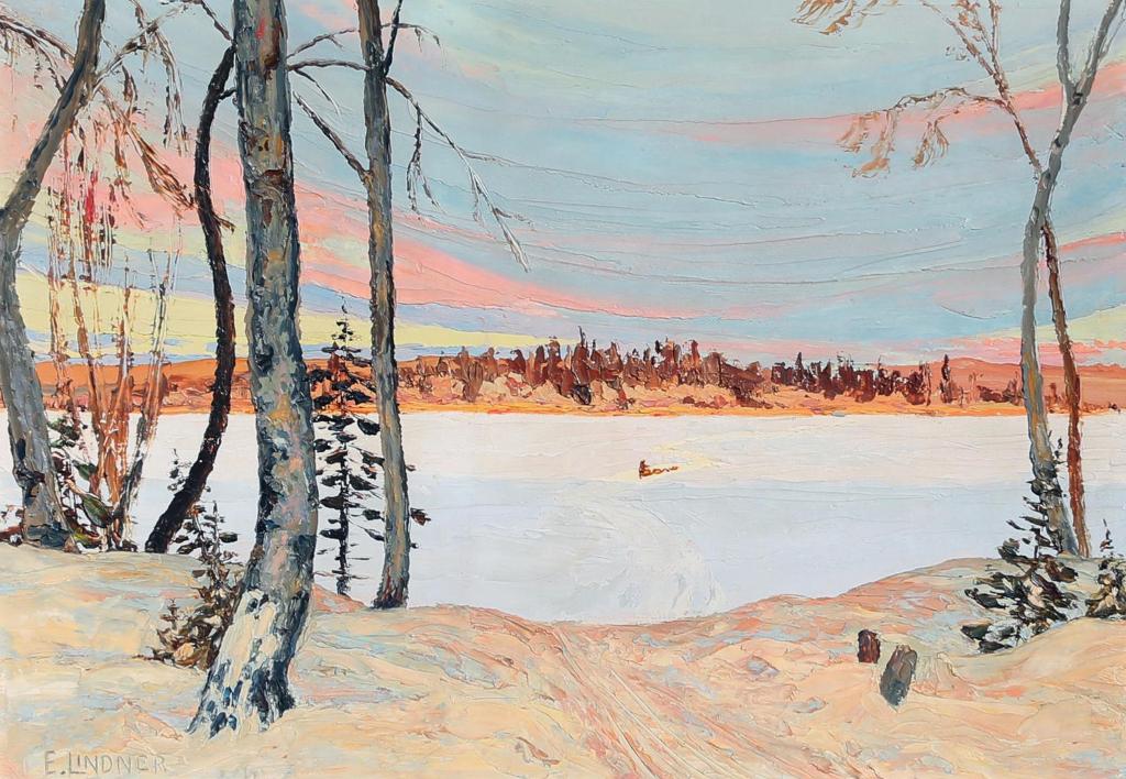 Ernest Friedrich Lindner (1897-1988) - The Winter Trail; 1937