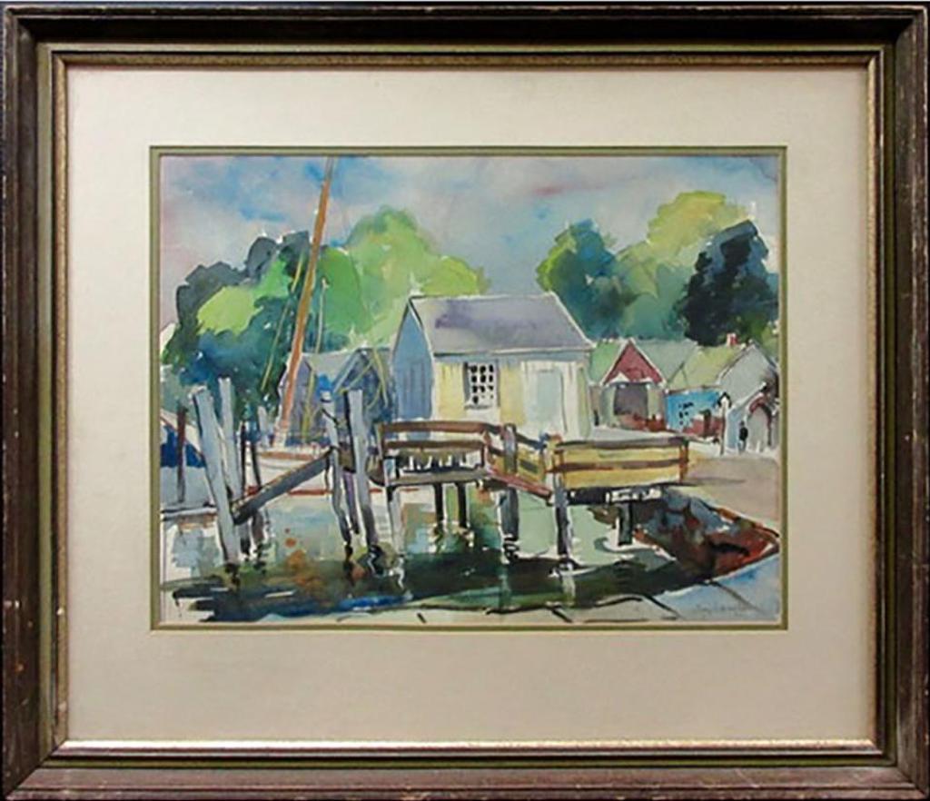 Mary Schneider (1900-1992) - Small Wharf - Nova Scotia