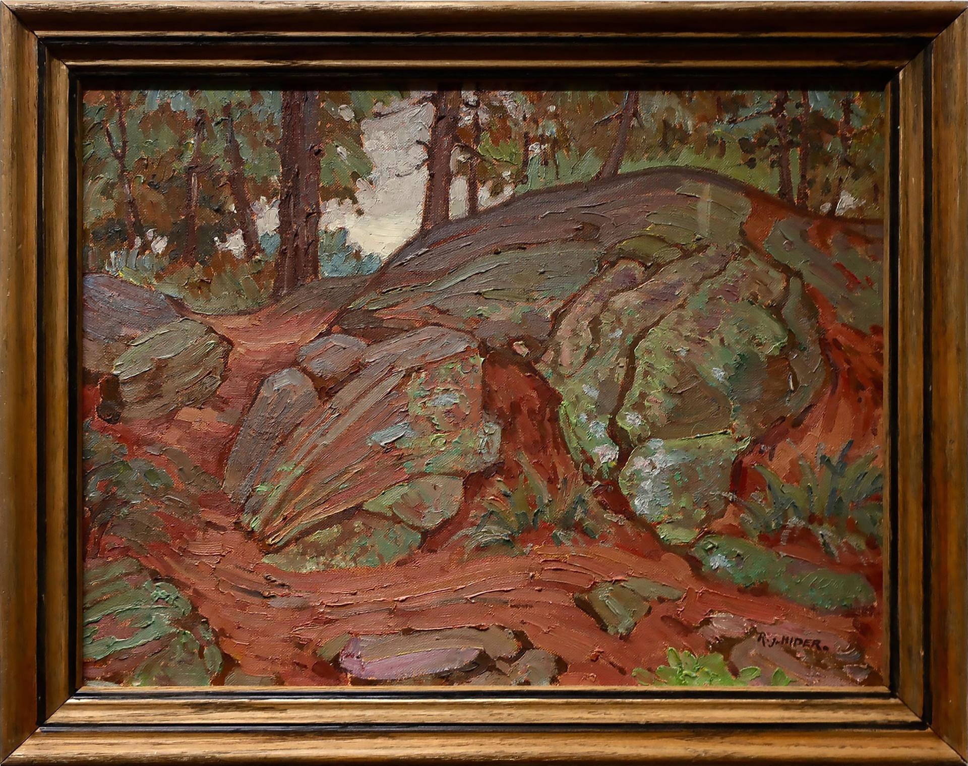 Russell James Hider (1899-1992) - Rock In The Bush