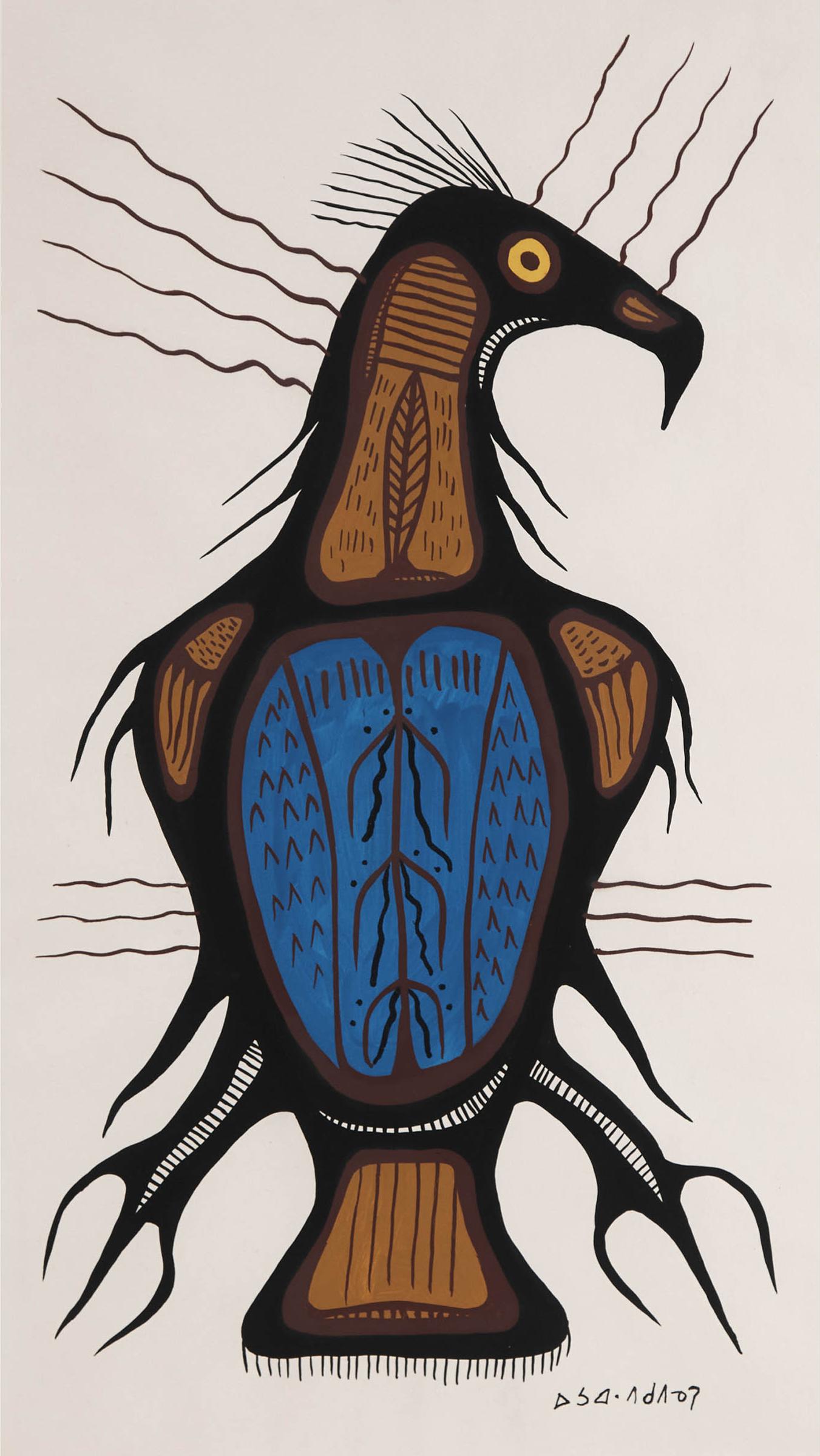 Norval H. Morrisseau (1931-2007) - Thunderbird, Ca. 1969