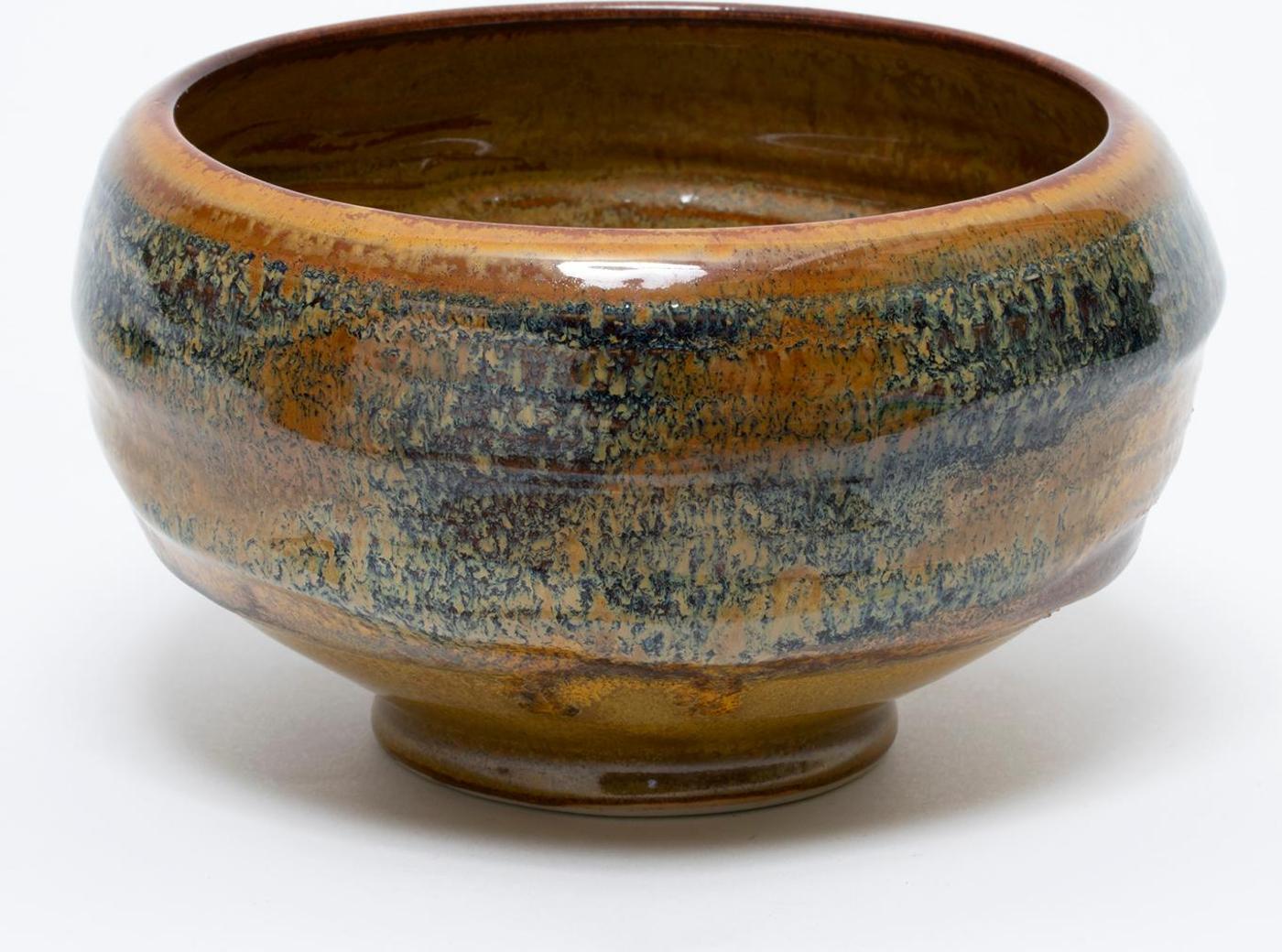 Jack Sures (1934-2018) - Brown and Black Bowl