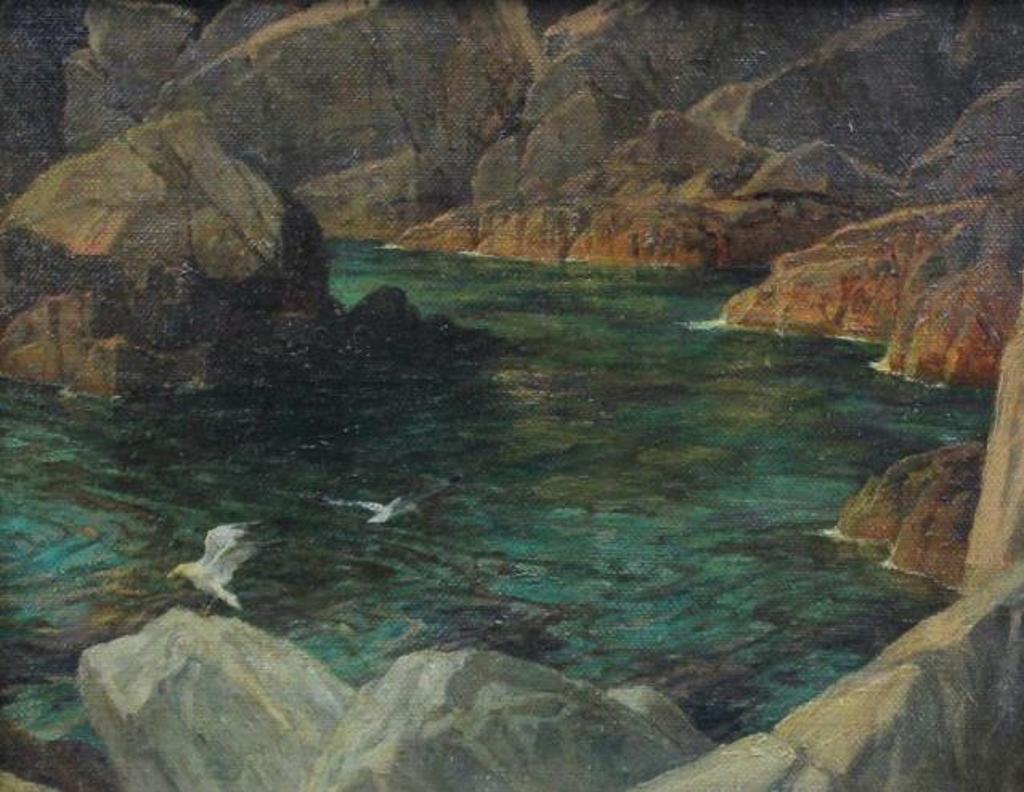 C.S. Millard (1837-1917) - Rocky Seashore