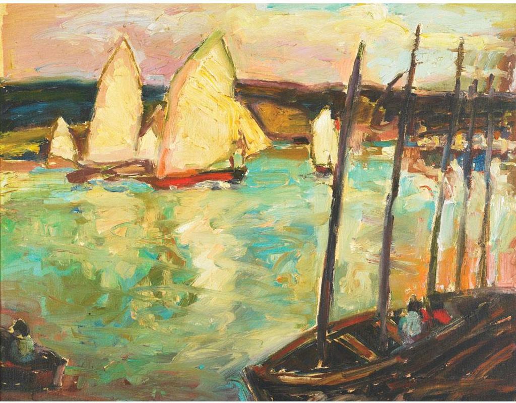 David Charles Bierk (1944-2002) - Boats, Concarneau