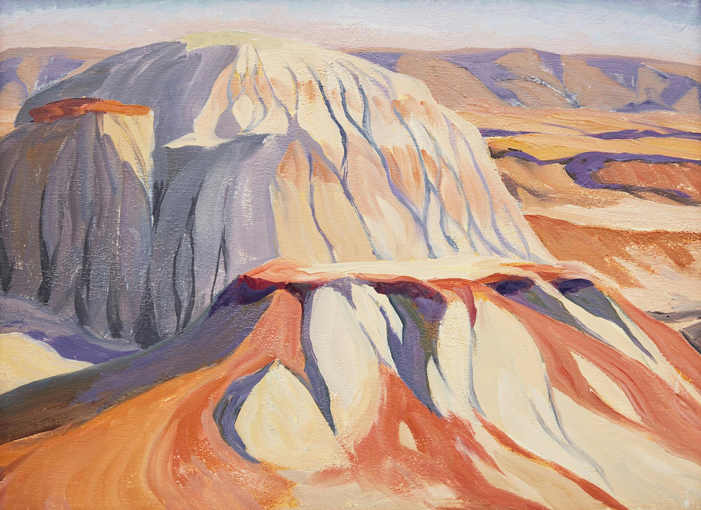 Doris Jean McCarthy (1910-2010) - Dinosaur Park Forms