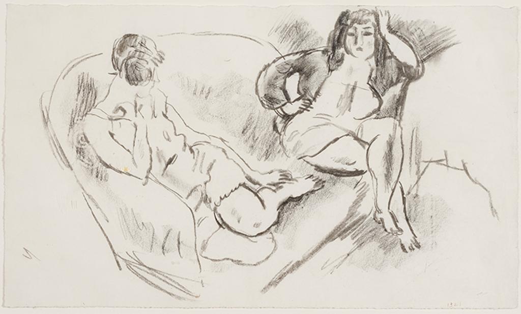 Jules Pascin (1885-1930) - Deux Femmes