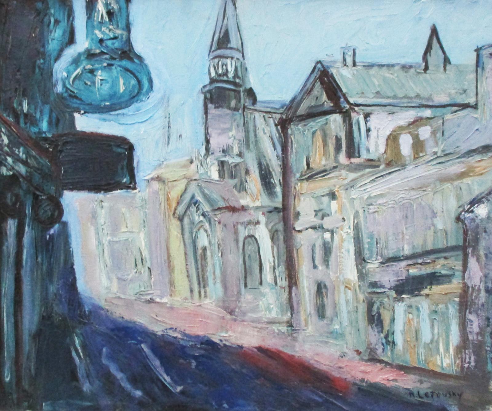 Nathan Letovsky (1925-2014) - Bonsecours Market - Montreal