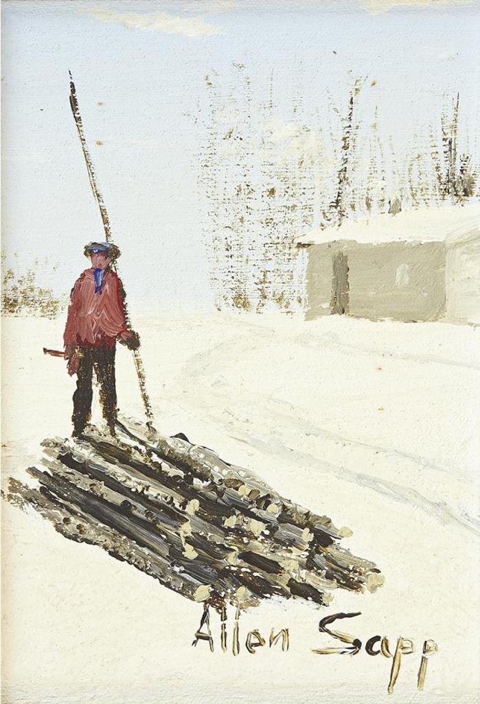 Allen Fredrick Sapp (1929-2015) - Hauling Logs