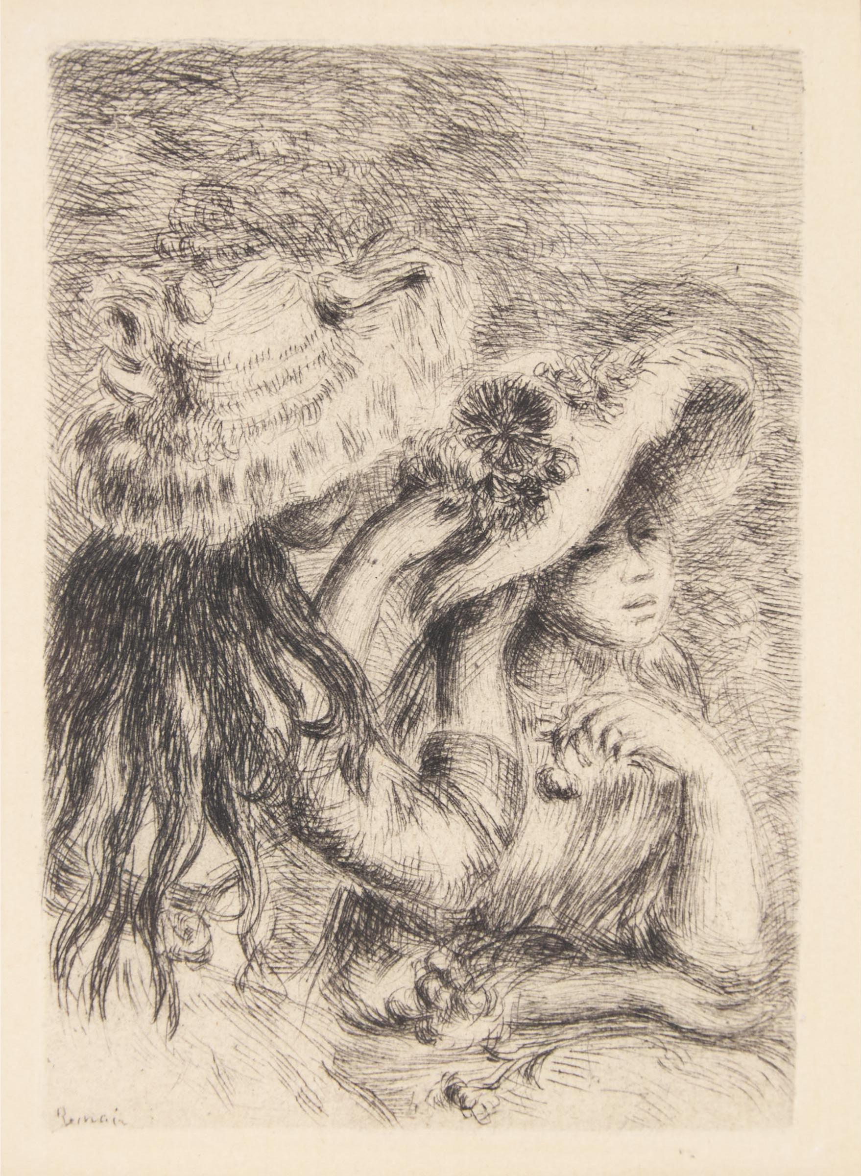 Pierre-Auguste Renoir (1841-1919) - Le Chapeau Epinglé, 3e Planche, Ca. 1894 [d. 8; S. 8]