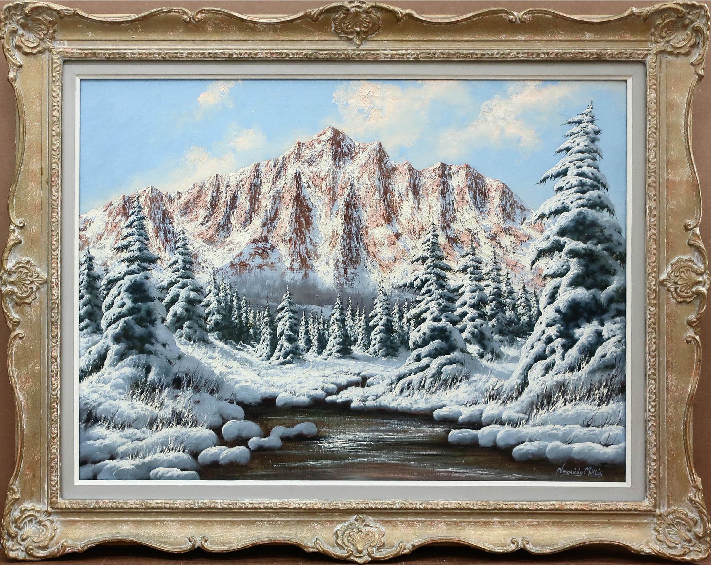 Miklos Neogrady - Untitled (Winter Alpine Scene)