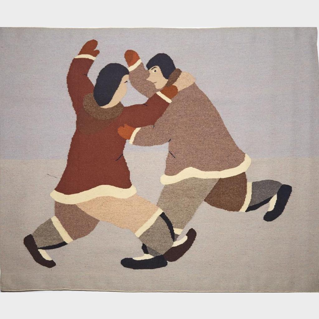 Ida Karpik (1939) - Two Men Wrestling