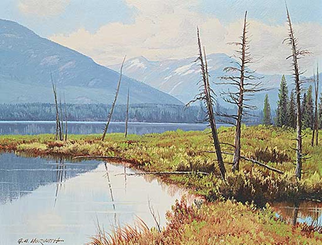 George A. Horvath (1933-2012) - Edna Lake, Near Jasper