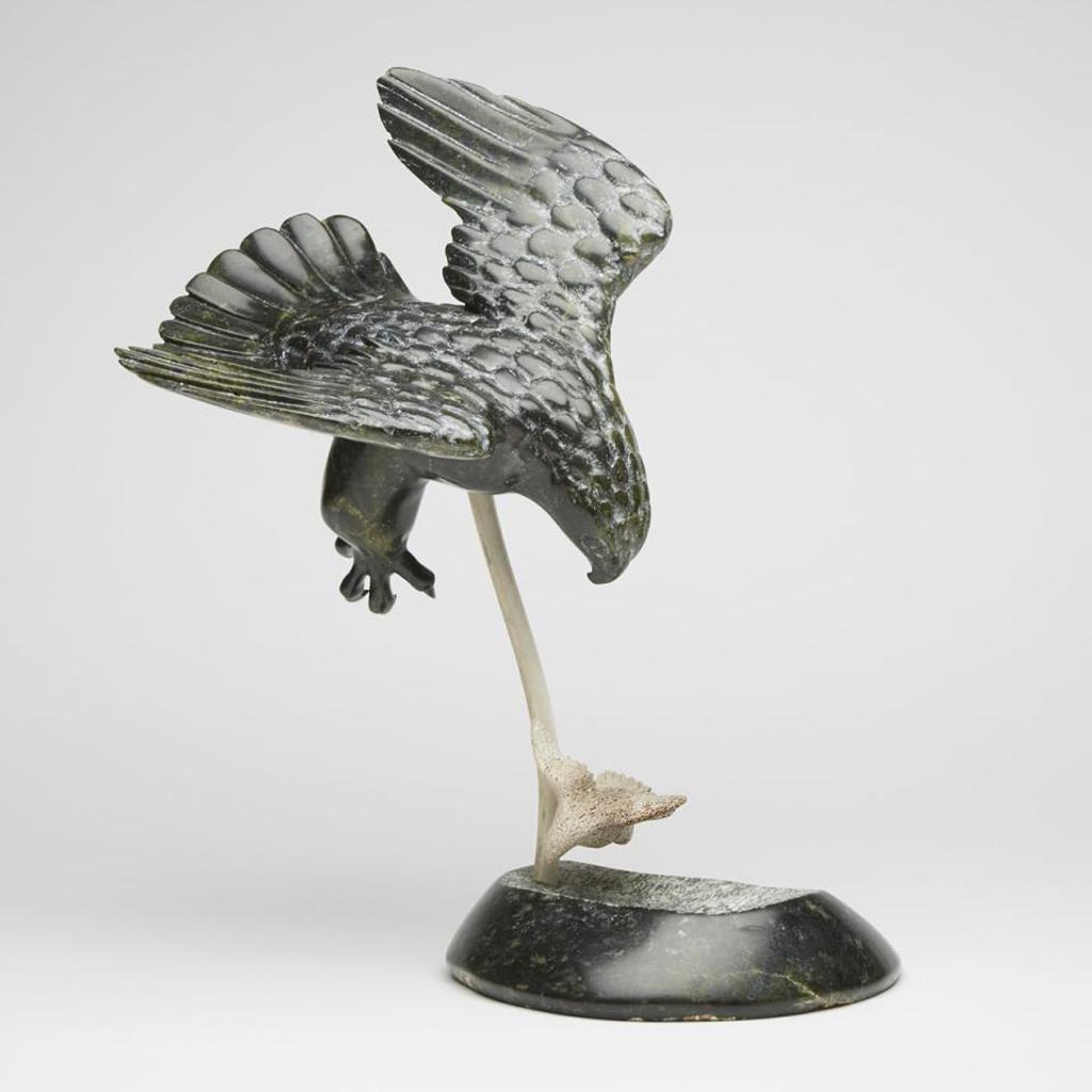 Charlie Ugyuk (1931-1998) - Flying Falcon Swooping Toward Prey