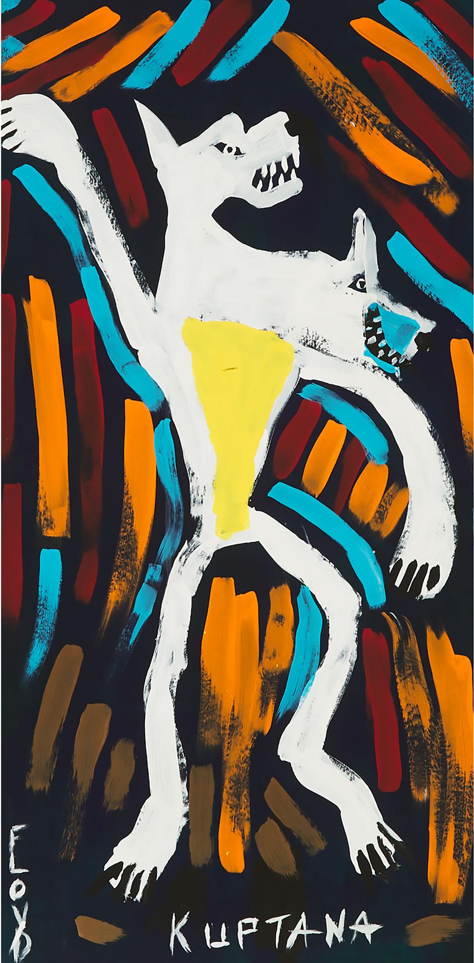 Floyd Kuptana (1964-2021) - Untitled (Two Headed Wolf)