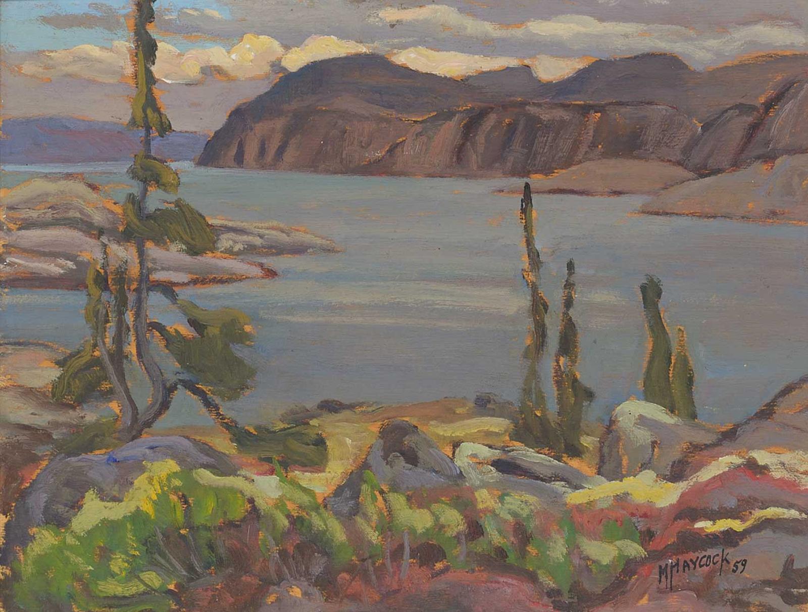 Maurice Hall Haycock (1900-1988) - Coast of Great Bear Lake, North of Eldorado Mines, Port Radium, N.W.T.