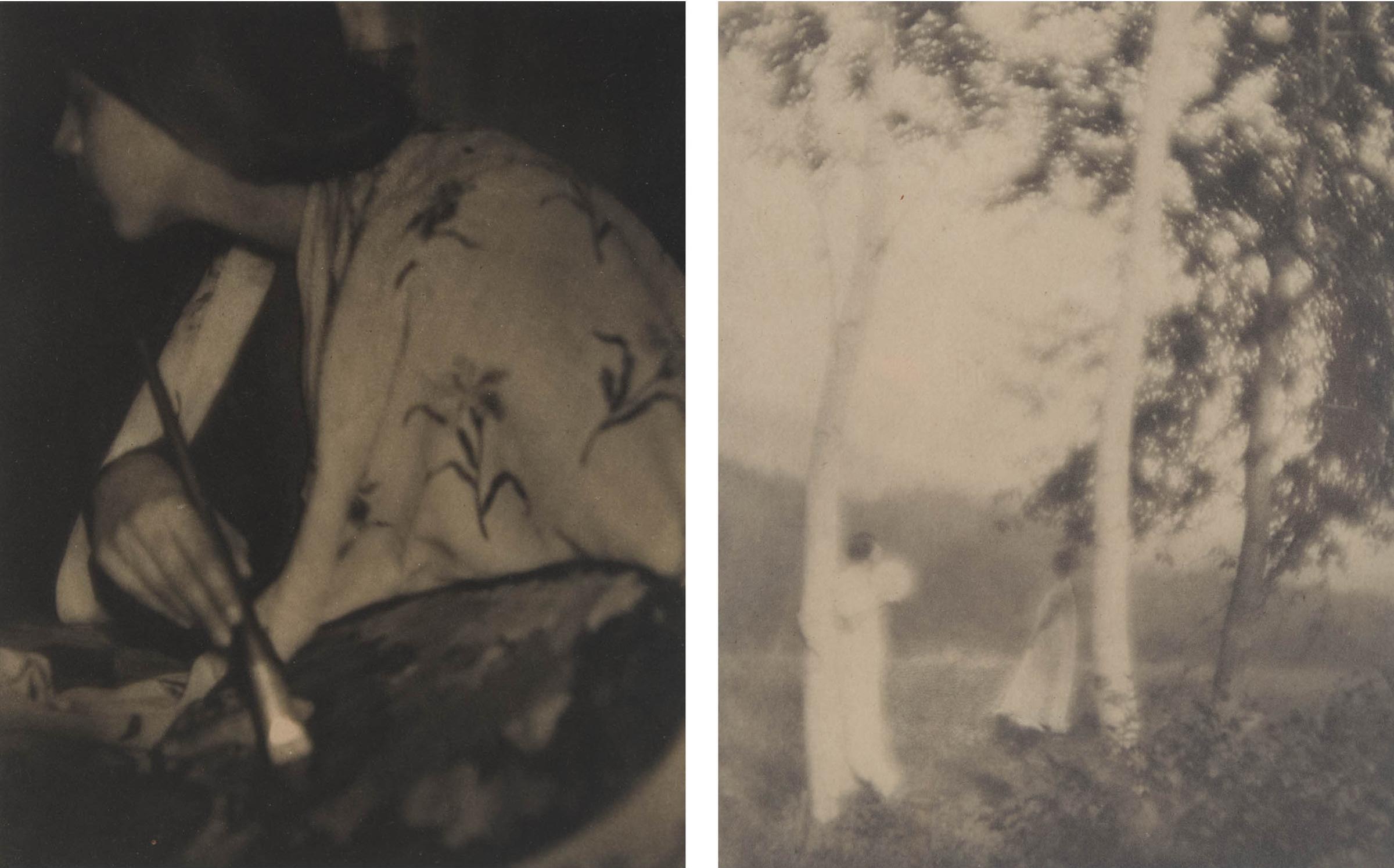 George Seeley - The Artist; White Trees, From Camera Work 29, 1910