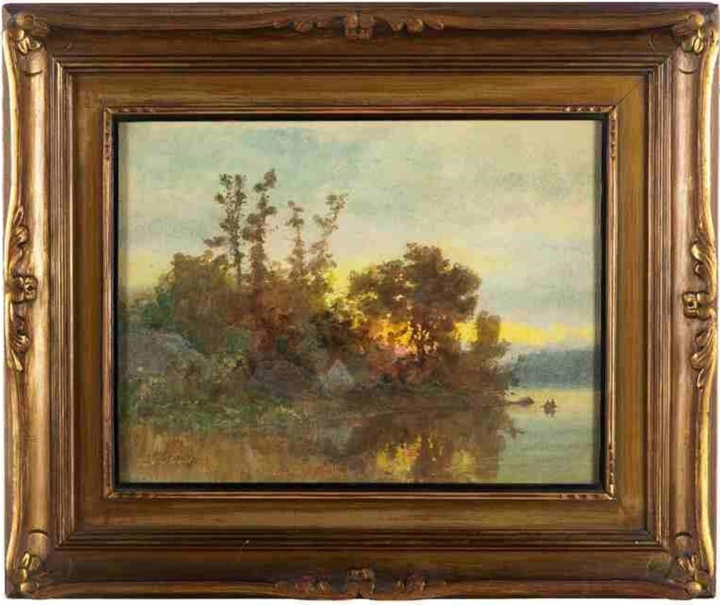 Lucius Richard O'Brien (1832-1899) - Riverbank, 1885