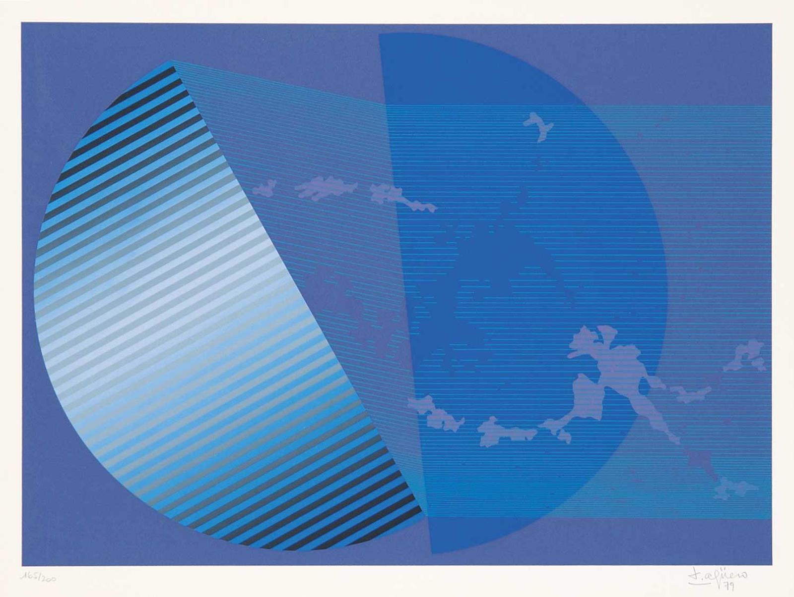 Leopoldo Torres Aguero - Untitled - Blue Sphere  #165/200
