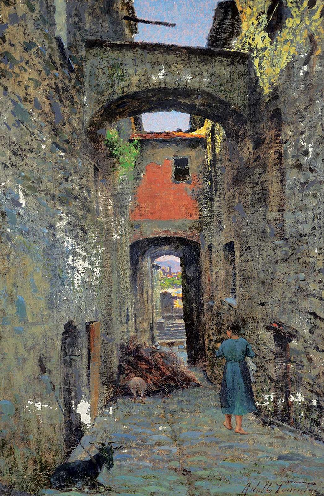 Adolfo Tommasi - Untitled - Back Streets of Naples