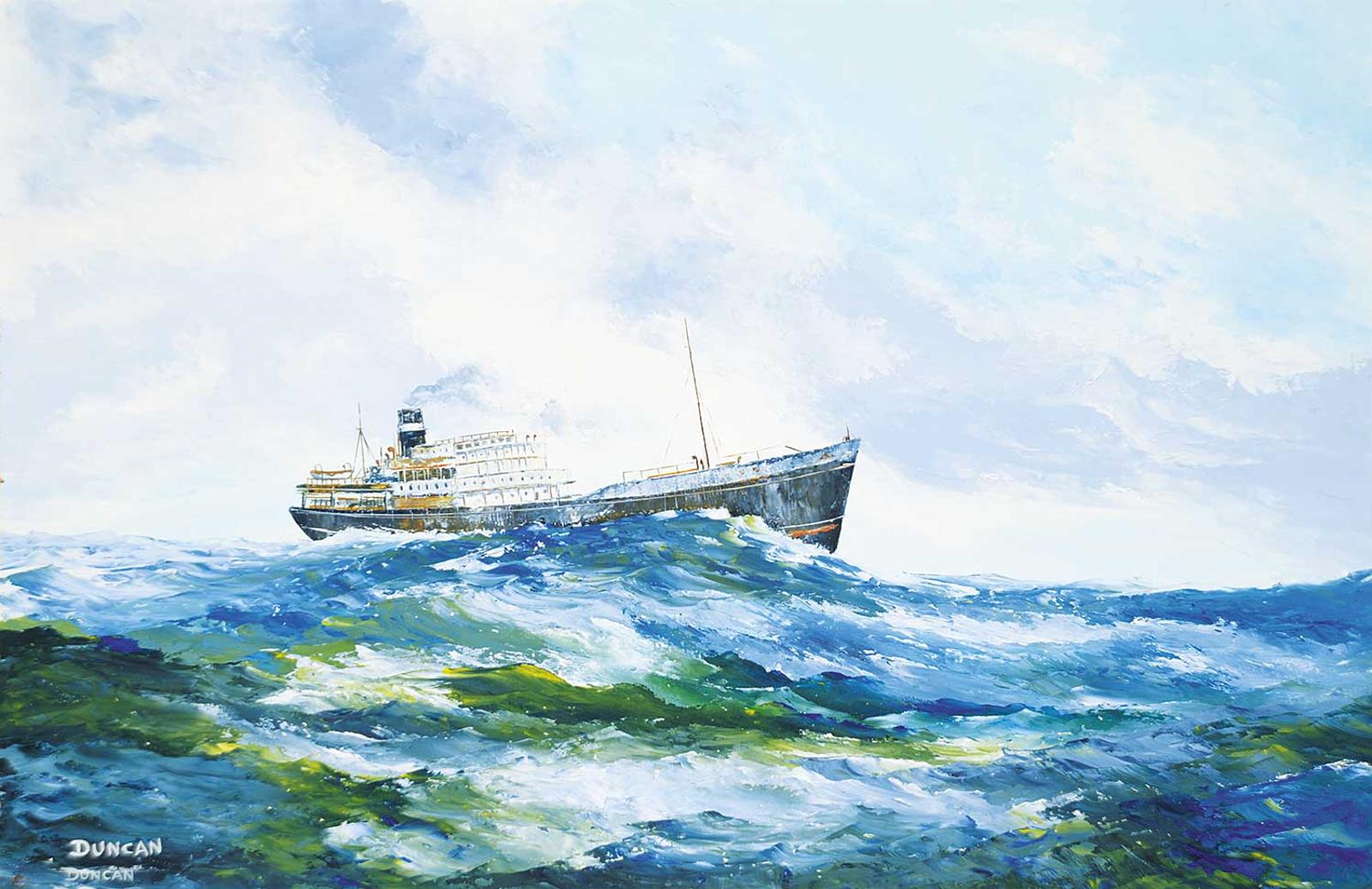 Duncan Mackinnon Crockford (1922-1991) - Untitled - On the Sea