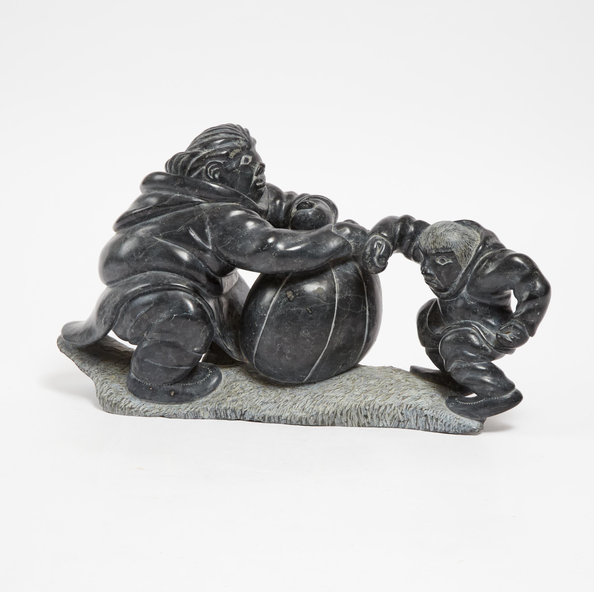 Lucassie Echalook (1942) - Making Kiviak (Fermented Meat), 1975