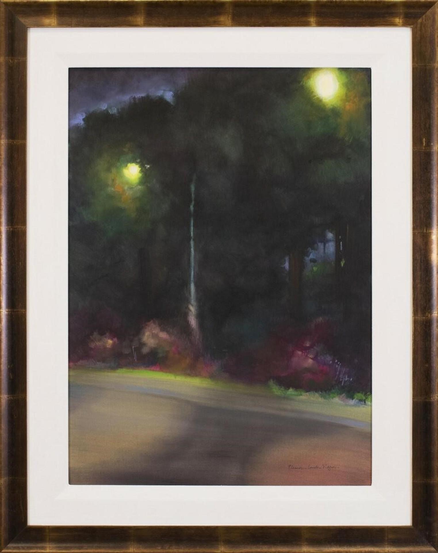 Eleanor Lowden - Untitled, Tree-lined Street Scene at Night