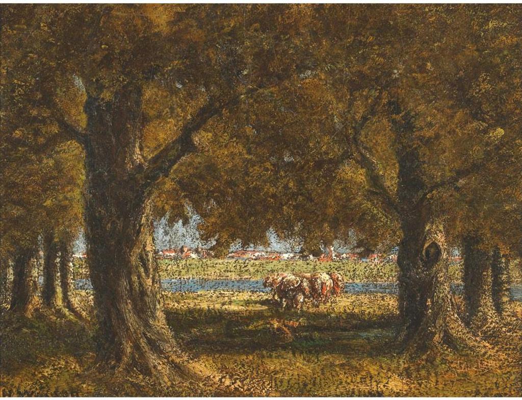 Homer Ransford Watson (1855-1936) - Cattle Grazing By A Stream
