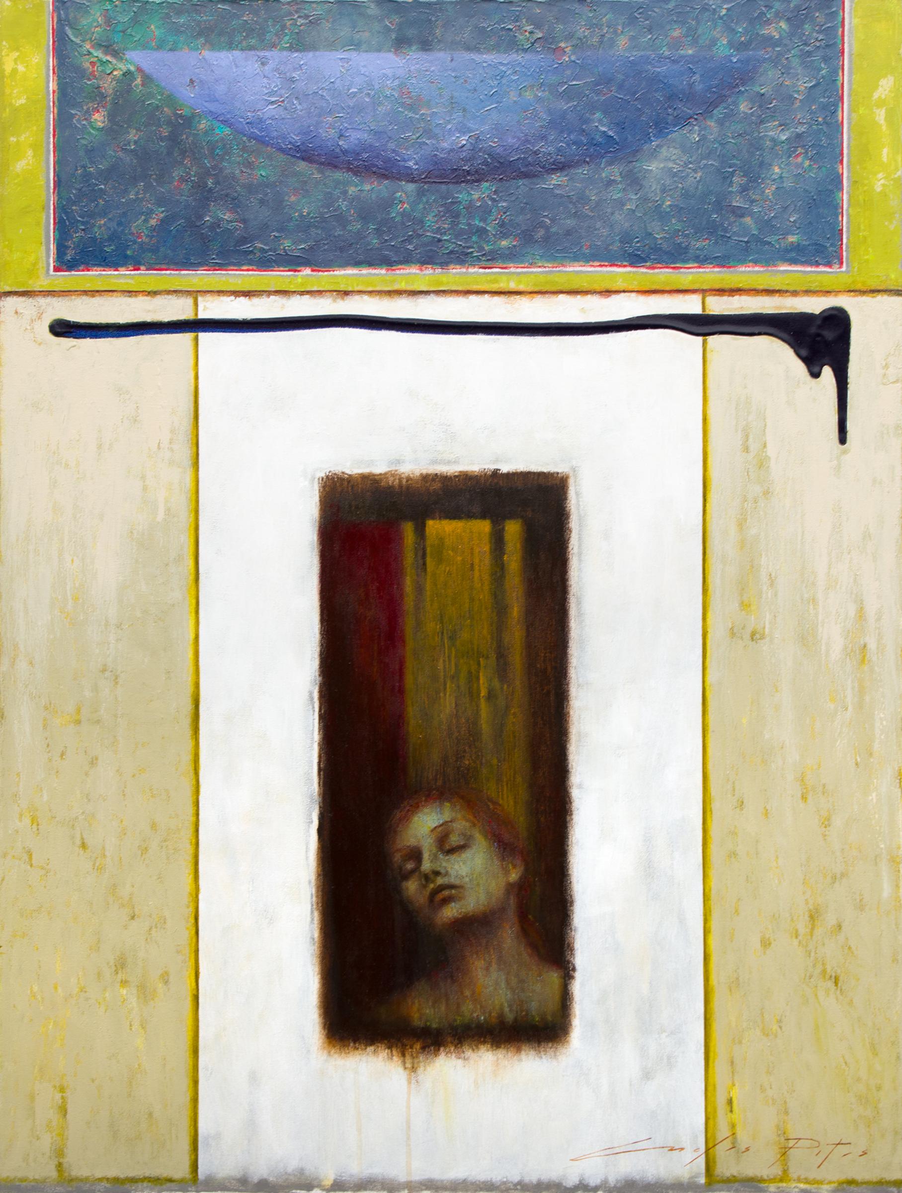 André Pitre (1965) - Trait bleu, 2008