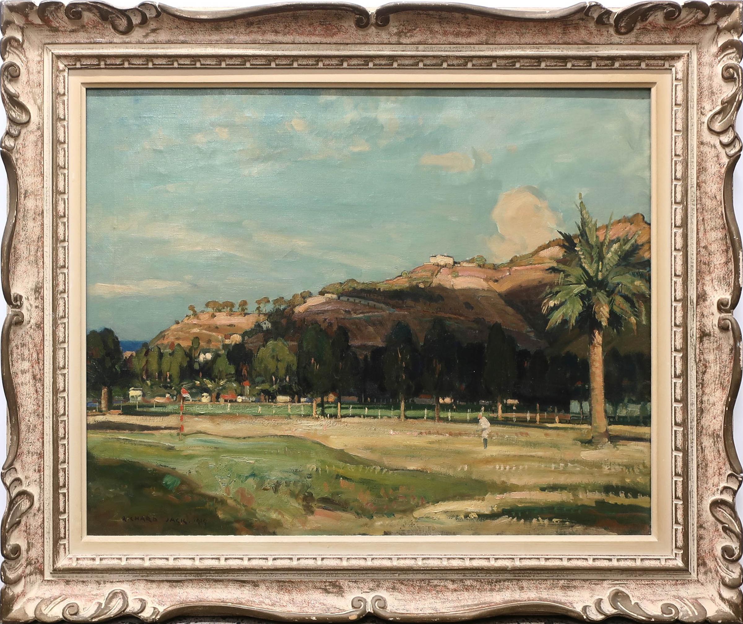 Richard Jack (1866-1952) - Golf Course Near Menton, French Riviera