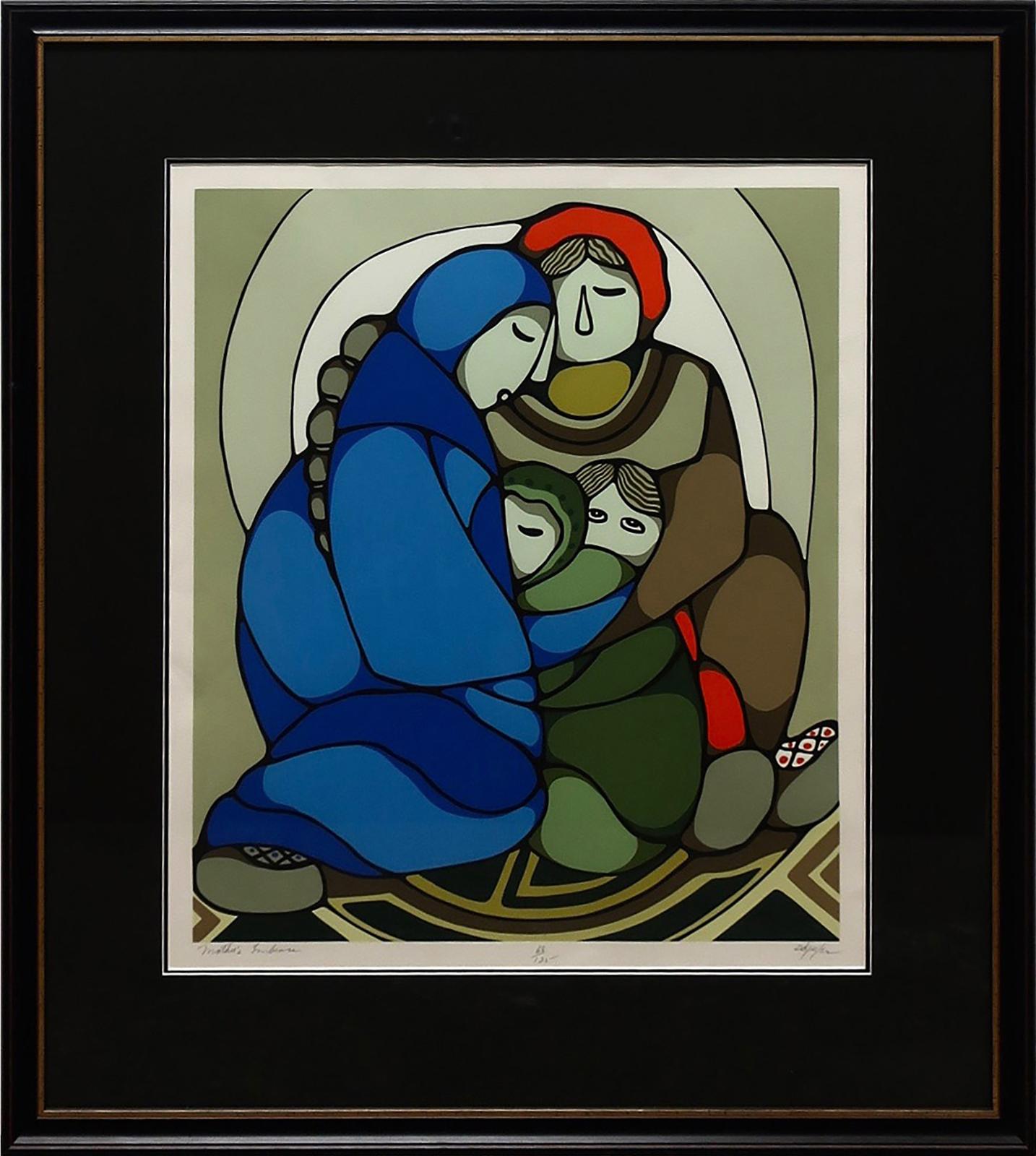 Daphne Odjig (1919-2016) - Mother's Embrace