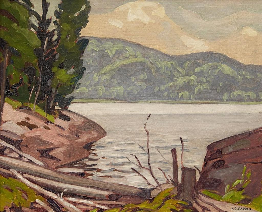 Alfred Joseph (A.J.) Casson (1898-1992) - Shoreline Landscape