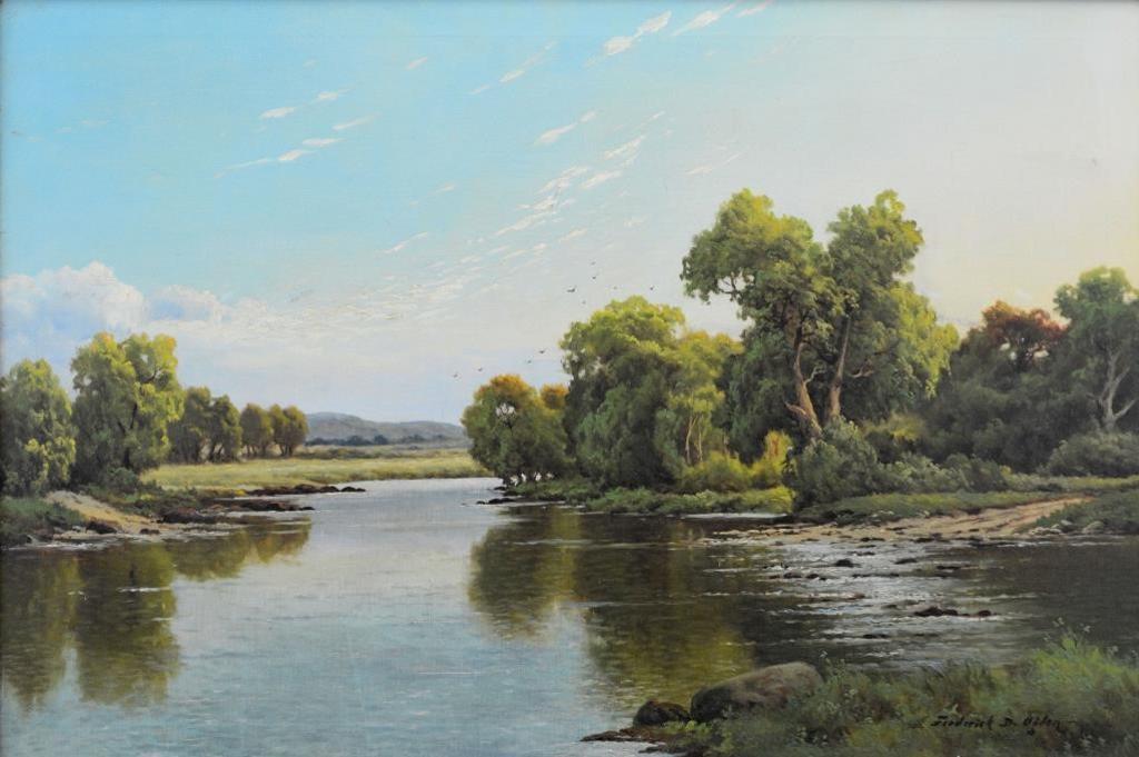 Frederick D. Ogden (1892-1948) - Calm Water Landscape