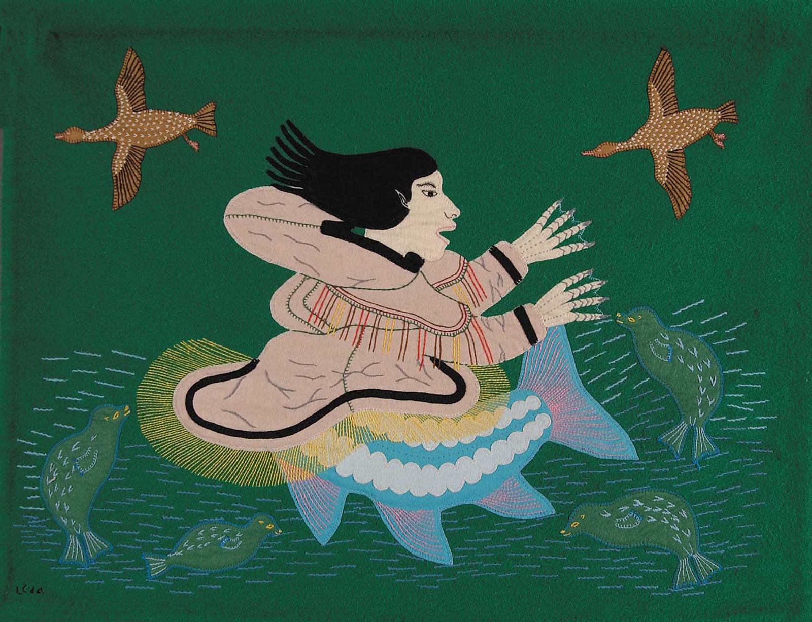 School [Barnabus Arnasungaaq] Inuit - Untitled - Sea Goddess