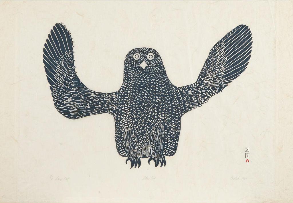 Pudlat Pootoogook (1919-1985) - Large Owl